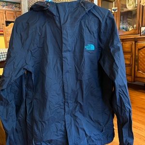 North face blue rain jacket size S great condition lightly worn